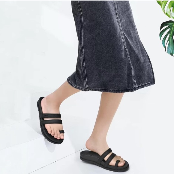 KuaiLu Womens Slides Sandals with Plantar Fasciitis Arch Support Fashion Comfort - Picture 3 of 9